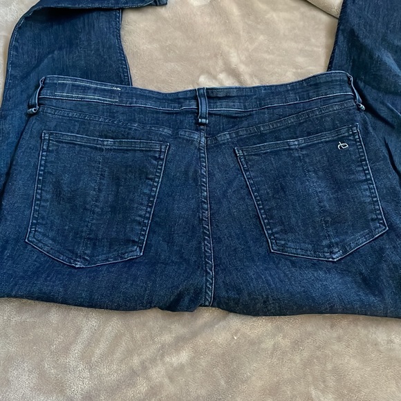 Rag and Bone Cate Dark wash skinny jeans with stretch . - Picture 2 of 10
